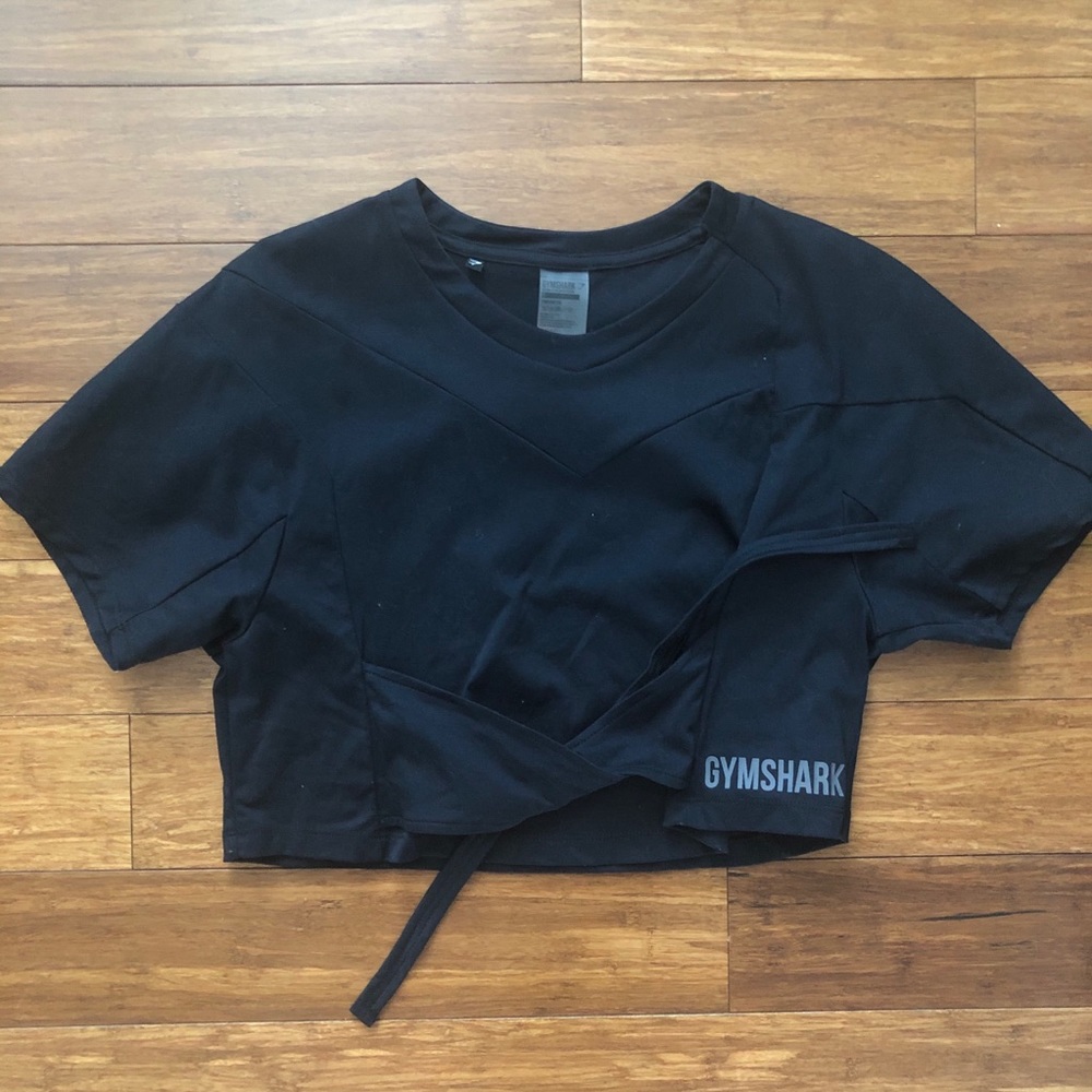 Gymshark Ori Crop Top in Black